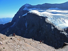 In alto Monte Leone e Chaltwassergletscher